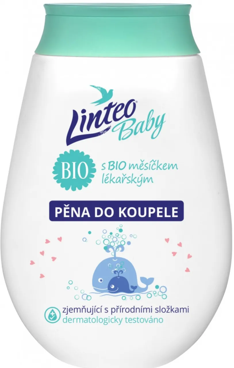 Dětská pěna do koup. LINTEO BABY s Bio měsíč.250ml
