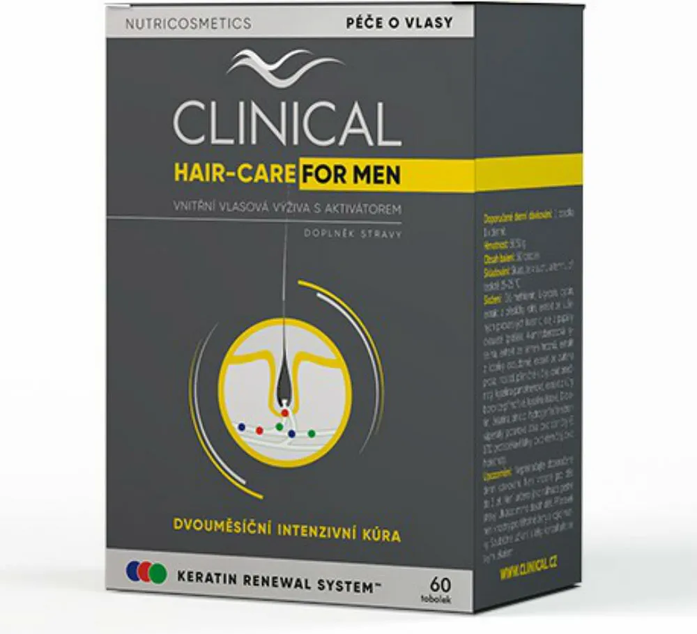 Clinical Hair-Care FOR MEN tob.60 1+1 4měs.kúra