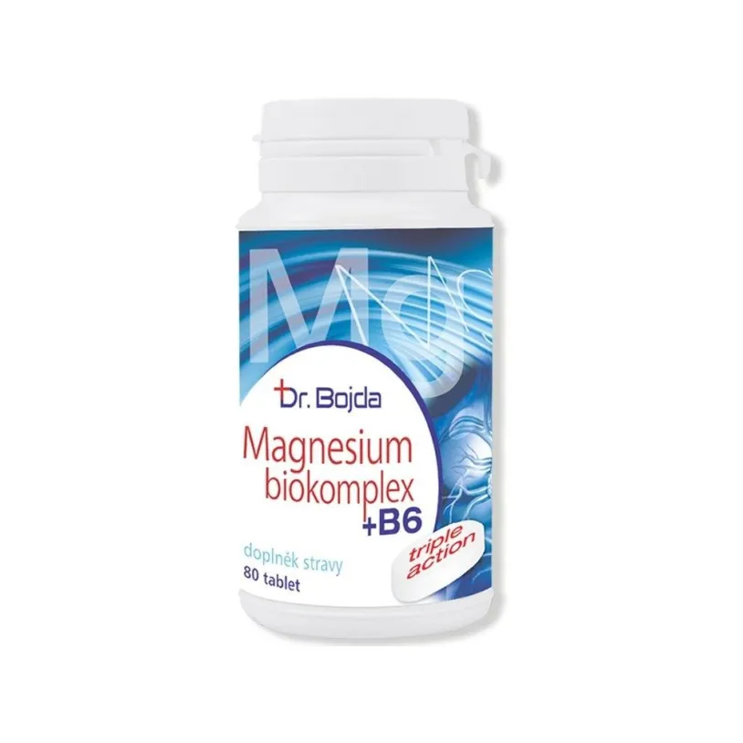 MAGNESIUM Biokomplex + B6 tbl.80 Dr.Bojda