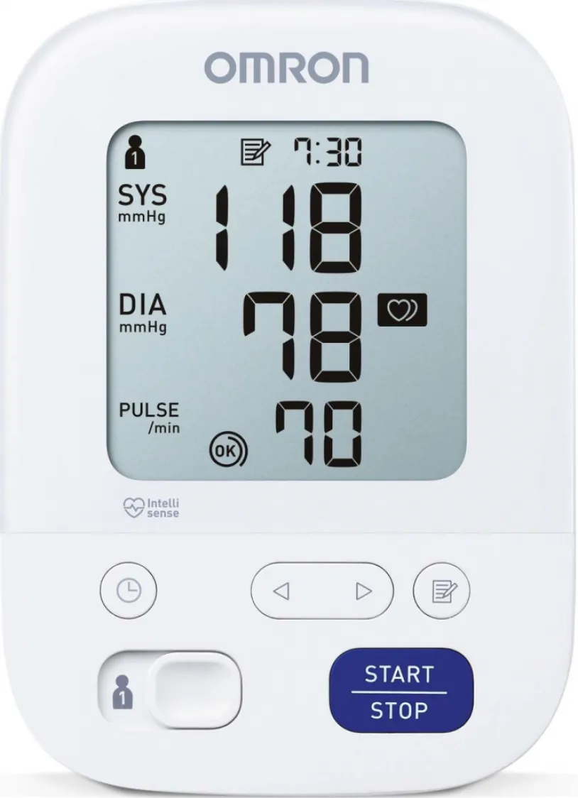 Tonometr OMRON M3 Comfort Intelli pažní+síť.zdroj