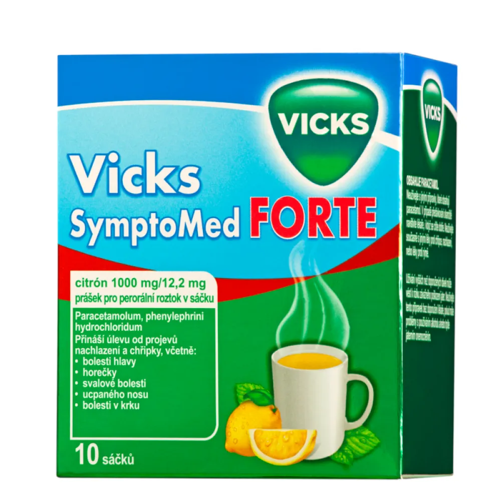 Vicks Symptomed forte citron por.plv.sol.10