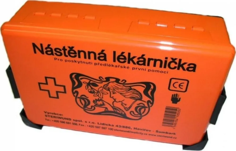 Lékárnička nástěnná plastová do 15 osob Steriwund
