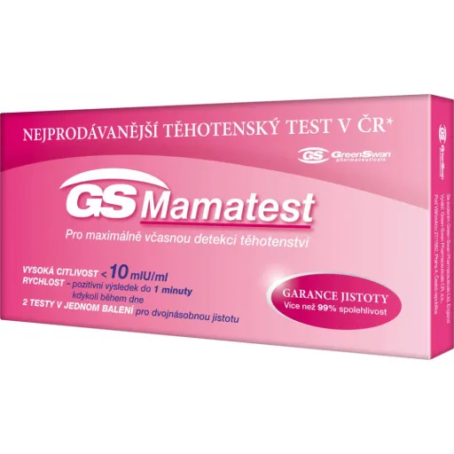 GS Mamatest 10 Těhotenský test 2ks ČR/SK