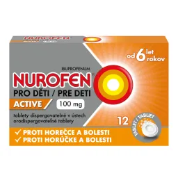 Nurofen pro děti Active 100mg por.tbl.dis.12