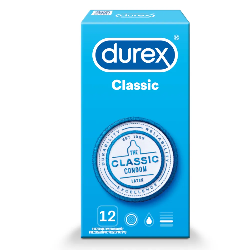 DUREX Classic prezervativ 12ks