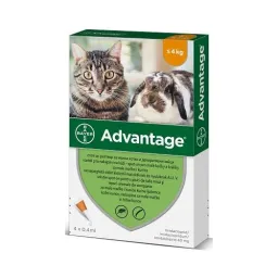 Advantage 40mg malé kočky+králíci spot-on 4x0.4ml