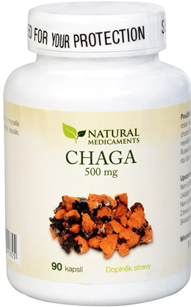 Natural Medicaments Chaga 500mg cps.90