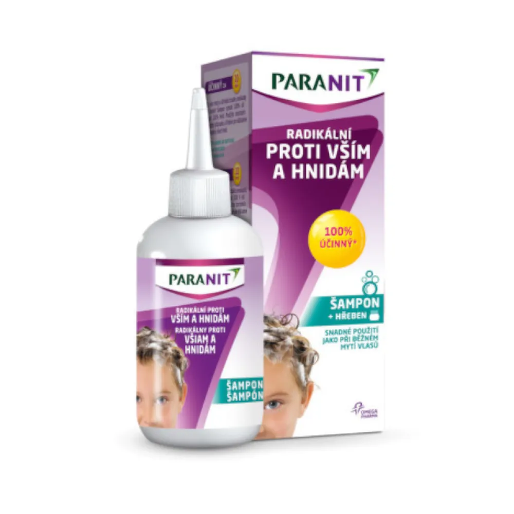 Paranit Radikální šampon+hřeben