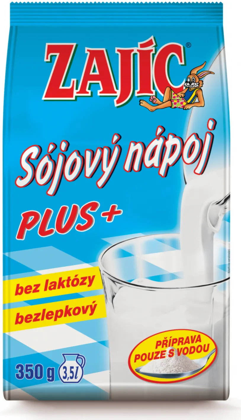 Sójový nápoj Zajíc Plus sáček 350g