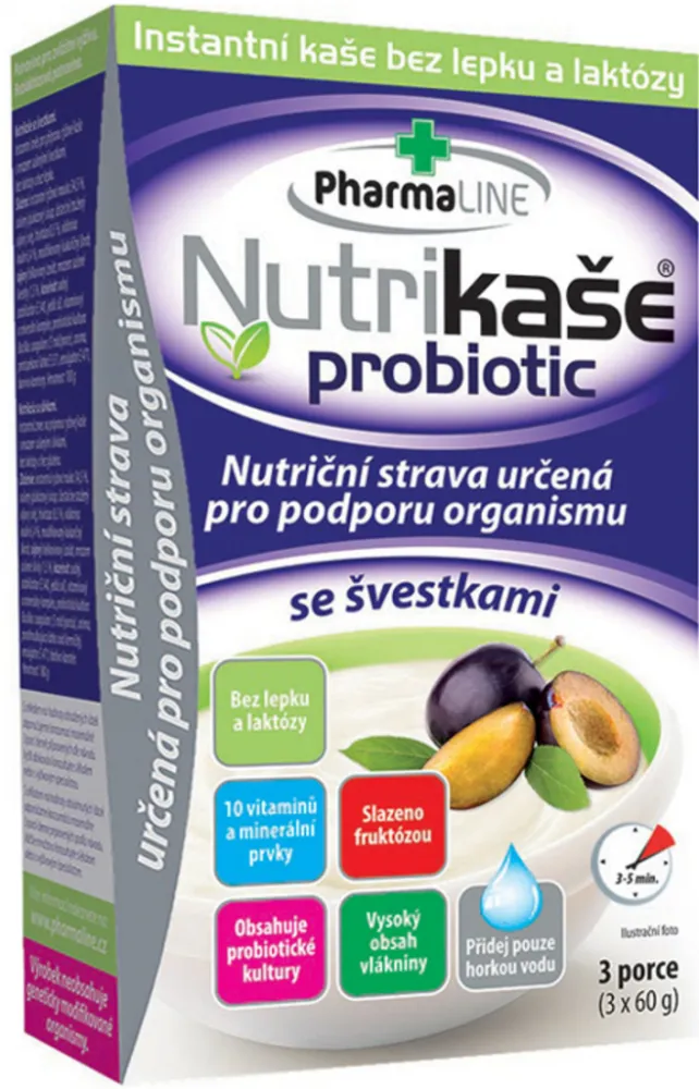 Nutrikaše probiotic se švestkami 3x60g