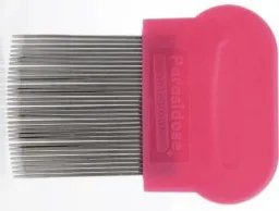 Parasidose kovový hřeben 1ks