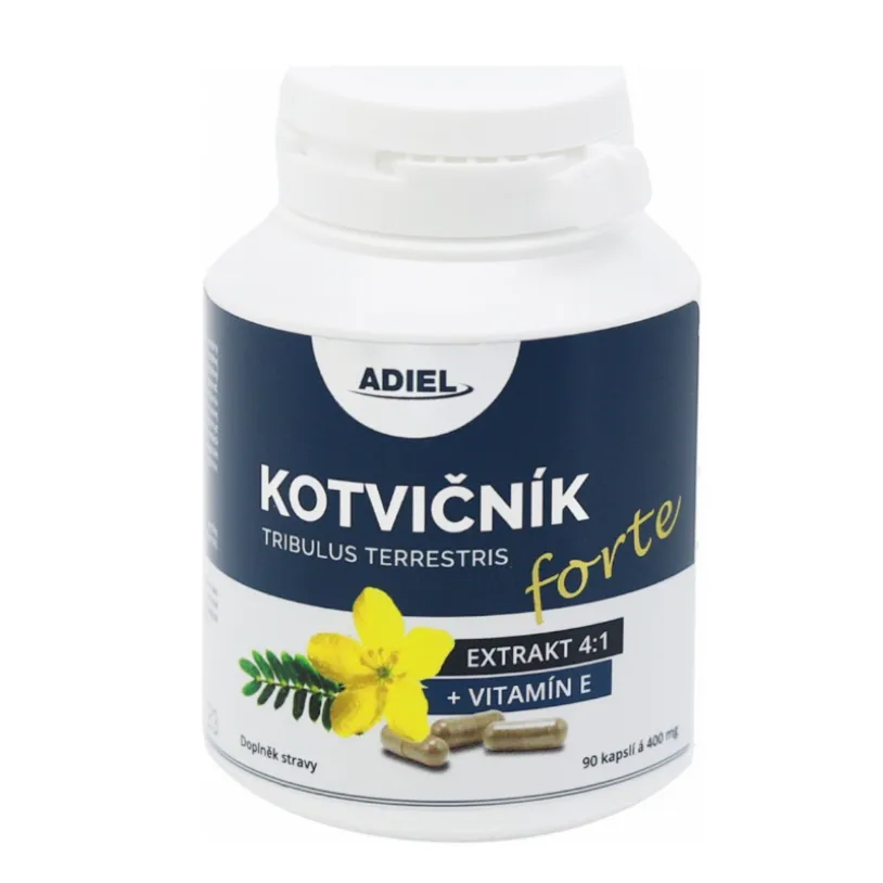 ADIEL Kotvičník zemní FORTE s vitamínem E cps.90
