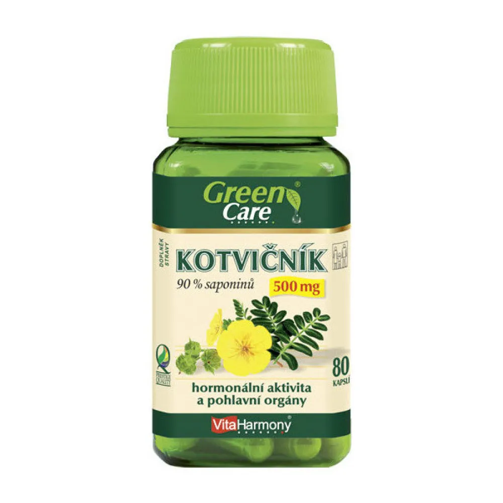 VitaHarmony Kotvičník 500mg cps.80