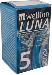 Wellion LUNA testovací proužky cholesterol 5ks
