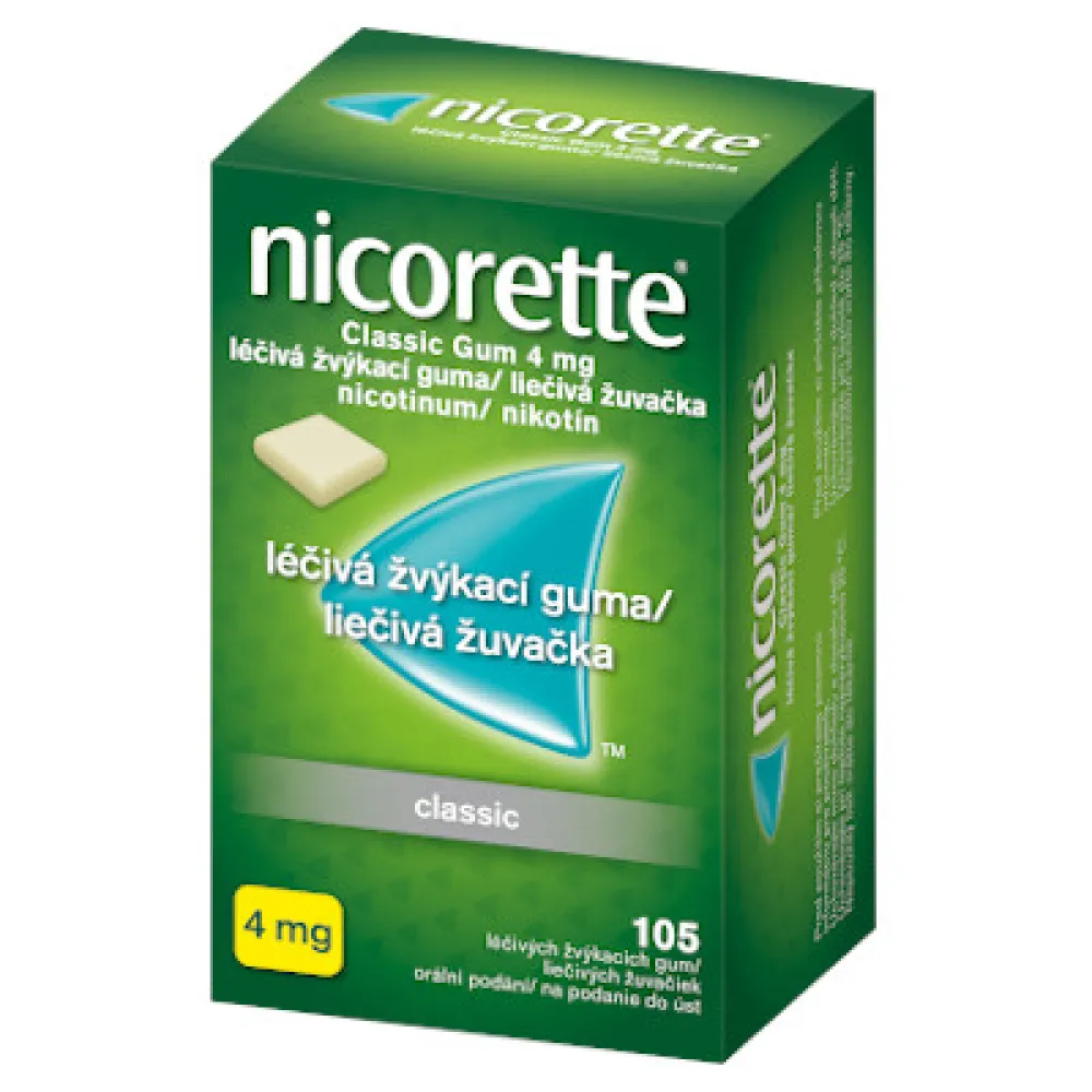 Nicorette Classic Gum 4mg gum.mnd.105