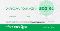 Dárková poukázka do kamenných LÉKÁREN ipc 500 Kč