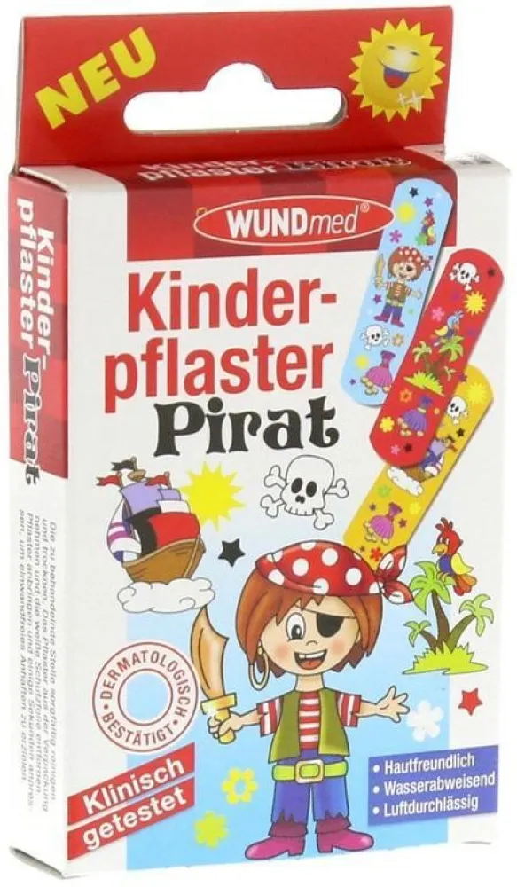WUNDmed náplast dětská BOYS Piráti 10ks