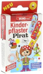 WUNDmed náplast dětská BOYS Piráti 10ks