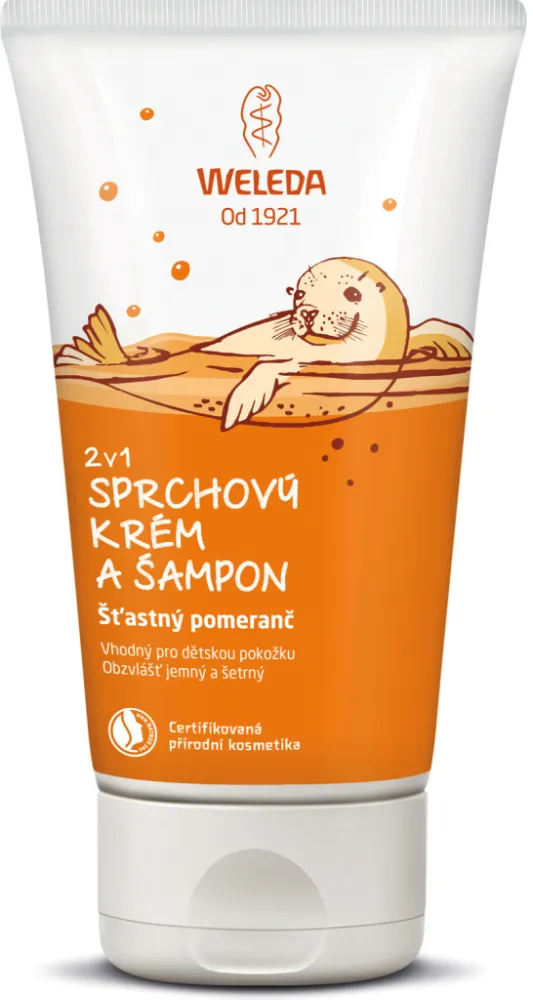 WELEDA 2v1 sprch.krém a šamp.Šťastný pomeran 150ml