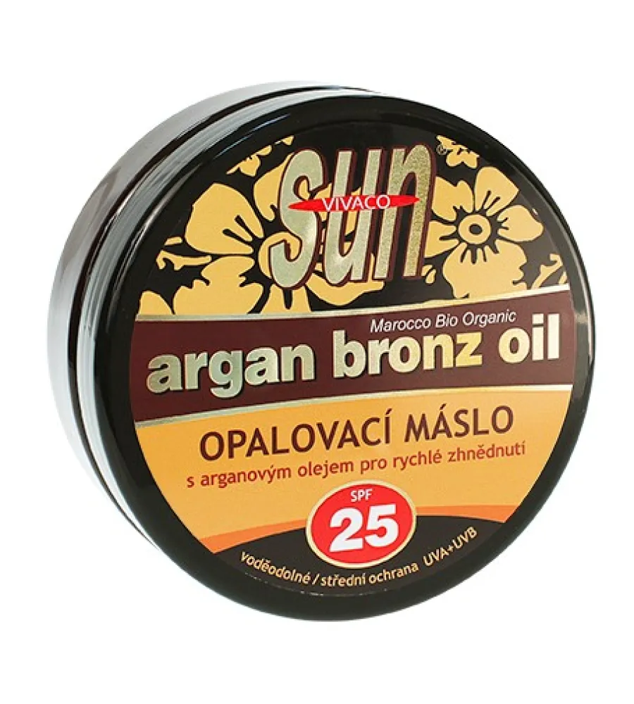VIVACOsun opalovací máslo argan.olej SPF25 200ml