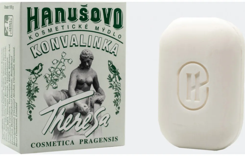 Hanušovo kosmetické mýdlo KONVALINKA 100g