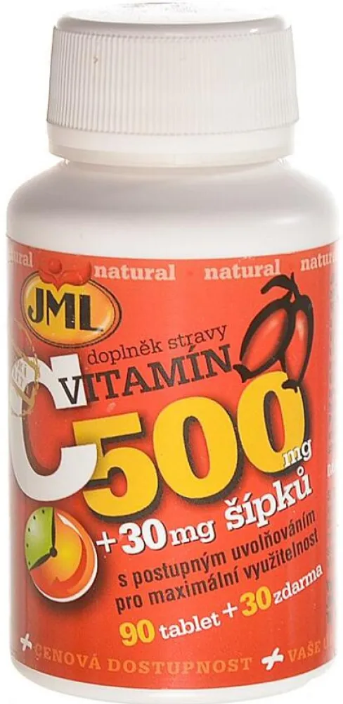 JML Vitamin C tbl.120x500mg post.uvol.s šípky