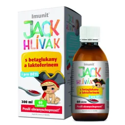 Hlíva JACK HLÍVÁK sirup 300ml glukany + laktoferin