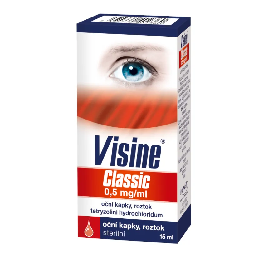 Visine Classic 0.5 mg/ml oční kapky roztok 15ml