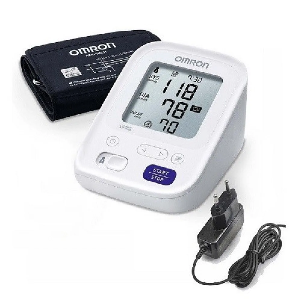 Tonometr digi.OMRON M3 AC pažní+zdroj