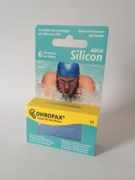 Ohropax Chránič sluchu Silicon Aqua 6ks
