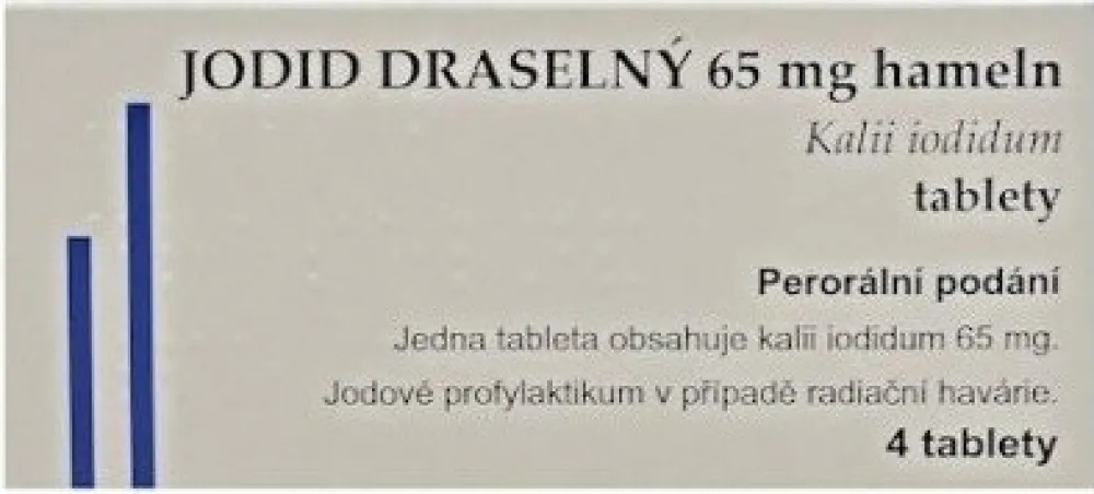 Jodid draselný 65mg hameln por.tbl.nob.4x65mg