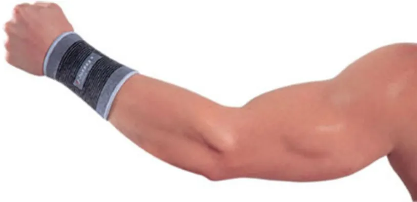 Bandáž zápěstí - textil - velikost M