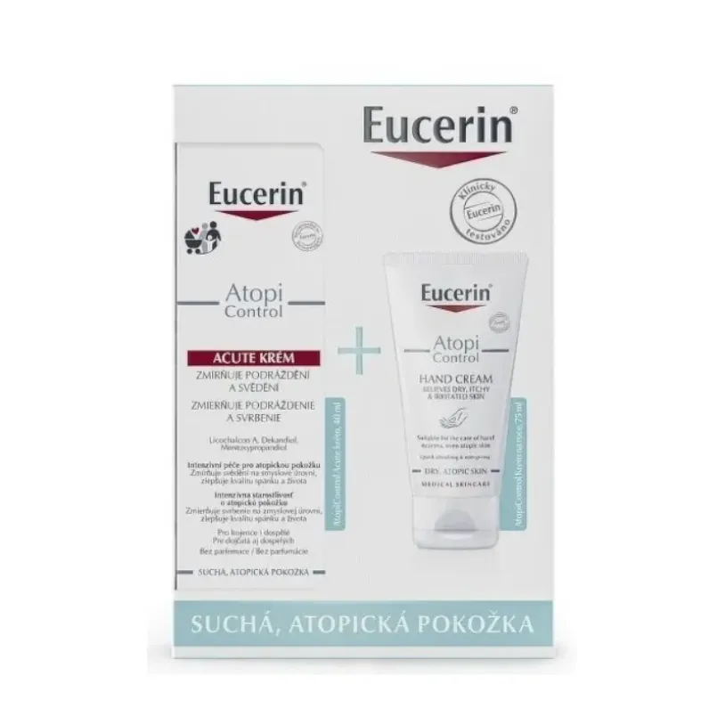 Eucerin AtopiControl atopická pokožka Vánoce 2023