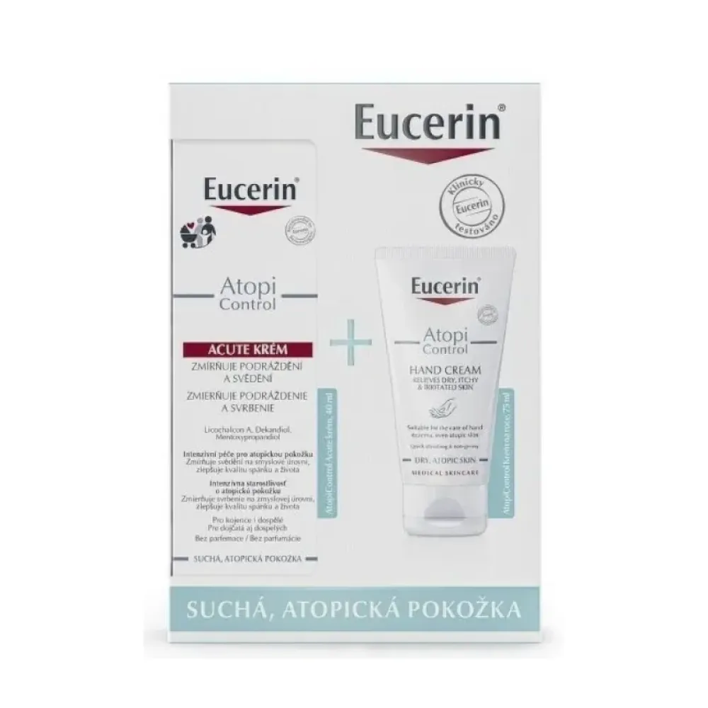 Eucerin AtopiControl atopická pokožka Vánoce 2023
