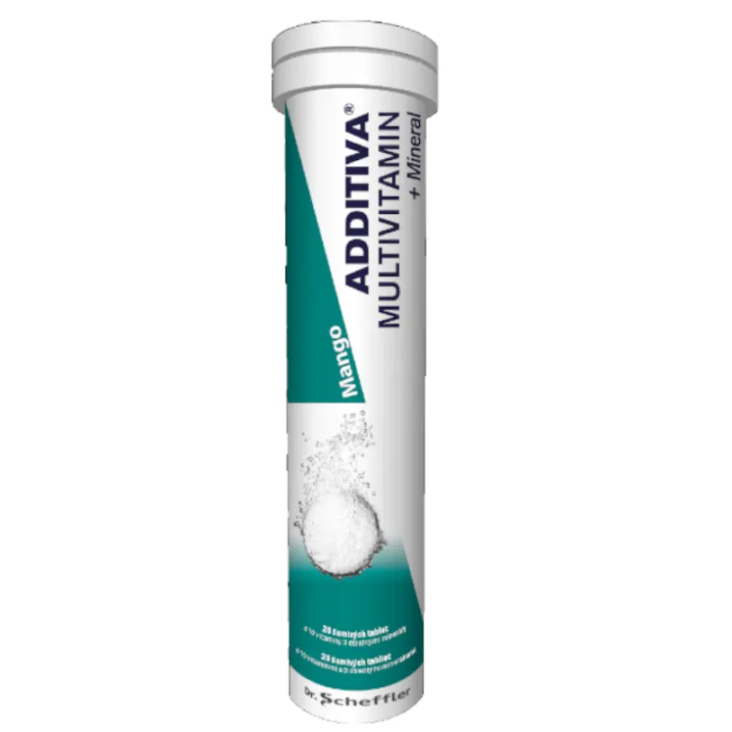 Additiva Multivitamin+mineral Mango šum.tbl.20