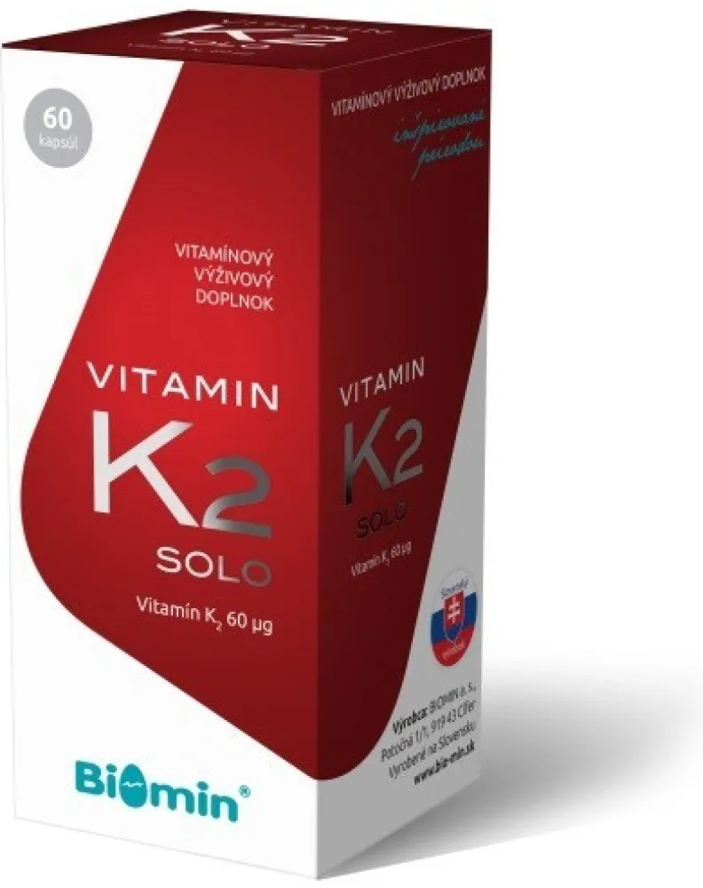 Biomin VITAMIN K2 SOLO tob.60