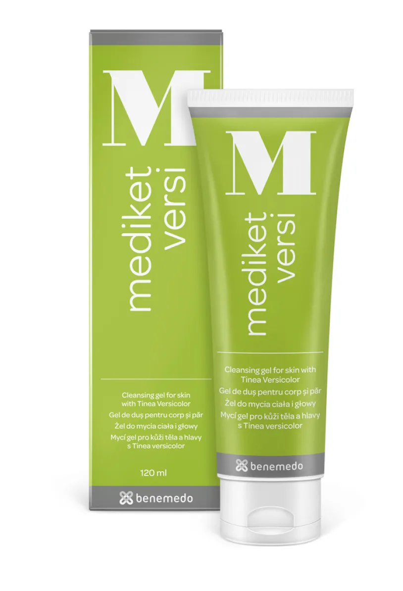 Mediket Versi mycí gel Pityriasis versicolor 120ml