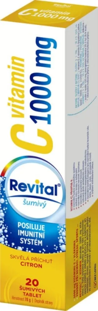 Revital C vitamin 1000mg citron eff.tbl.20