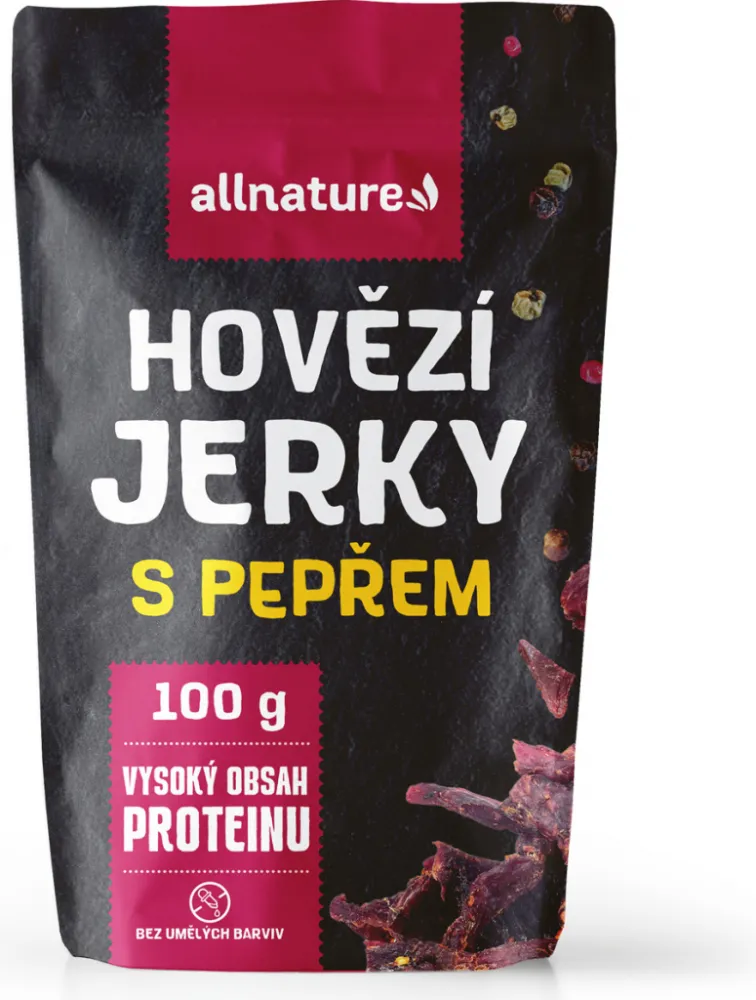 Allnature BEEF Pepper Jerky 100g