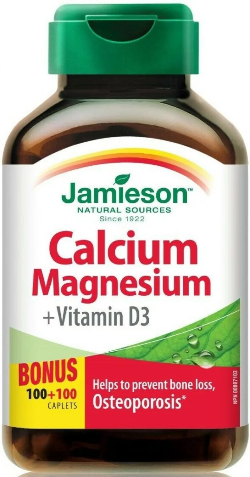 JAMIESON Vápník Hořčík a vitamín D3 tbl.200