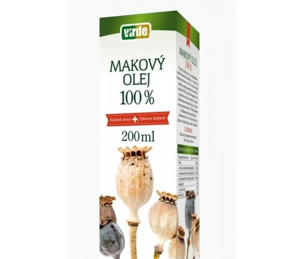 Makový olej 100% 200ml