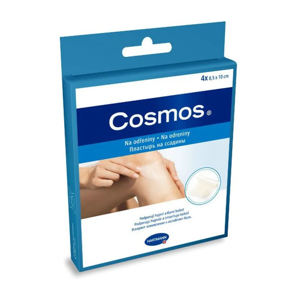 Cosmos náplast Na odřeniny 85x100mm Hydro-Act 4ks
