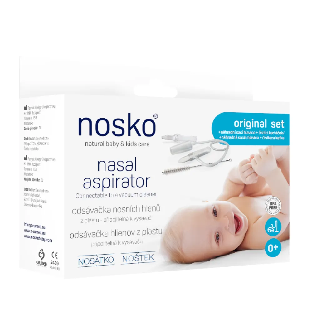 Nosátko odsávačka nosních hlenů plast sada