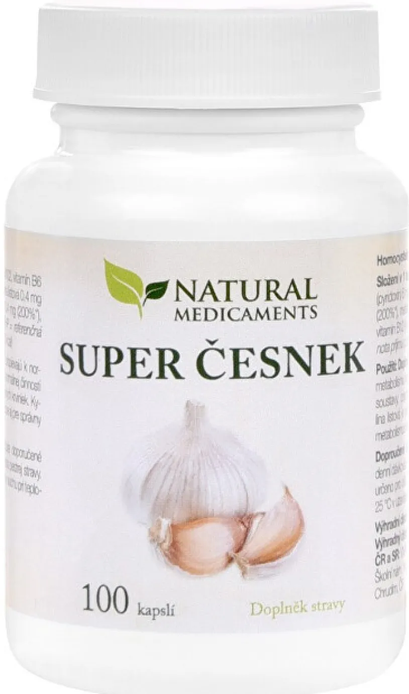Natural Medicaments Super Česnek tob.100