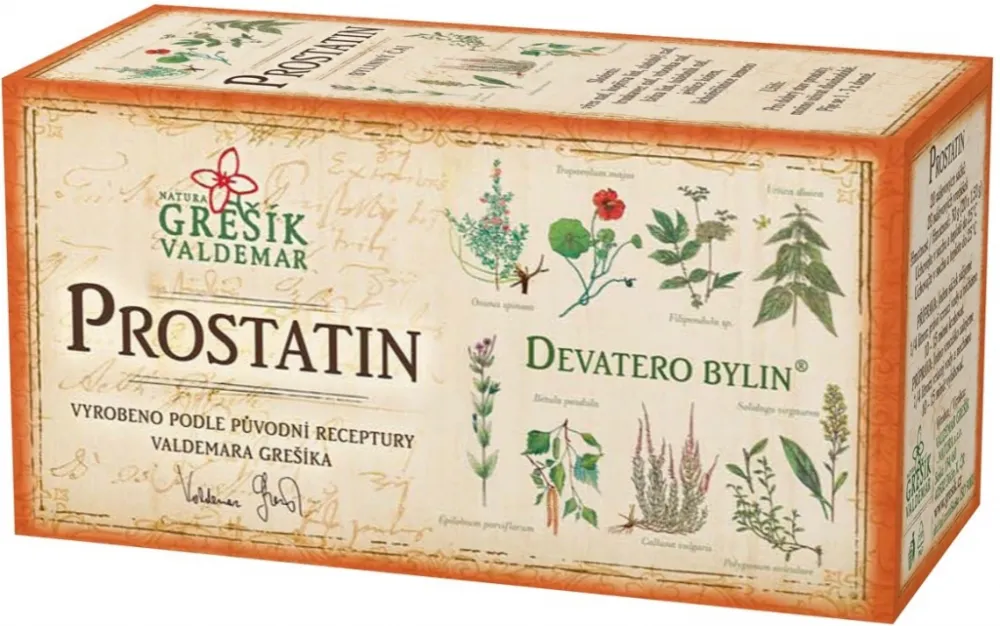 Grešík Devatero bylin Prostatin čaj 20x1.5g