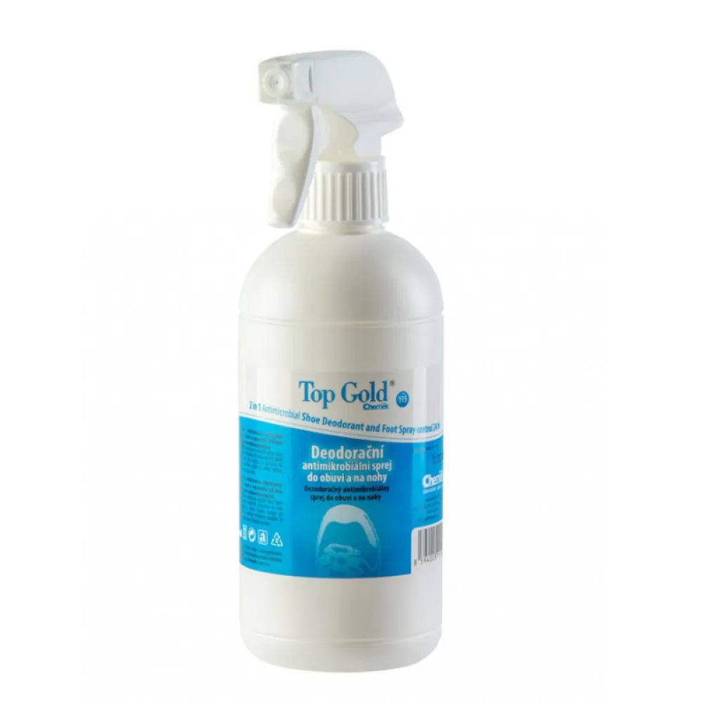 TOP GOLD Deodor. antimik.sprej do obuvi+nohy 500ml