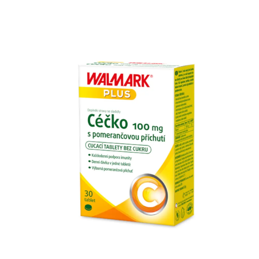 Walmark Céčko 100mg pomeranč tab.30