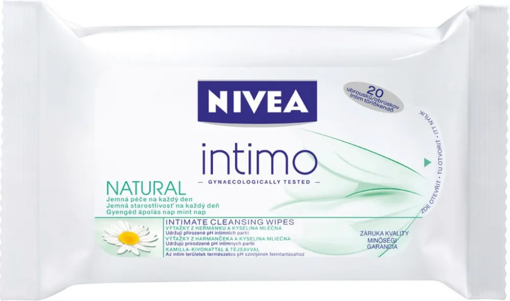 NIVEA ubrousky pro intimní hygienu Aloe 15ks 82174