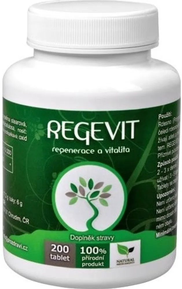 Natural Medicaments Regevit tbl.200