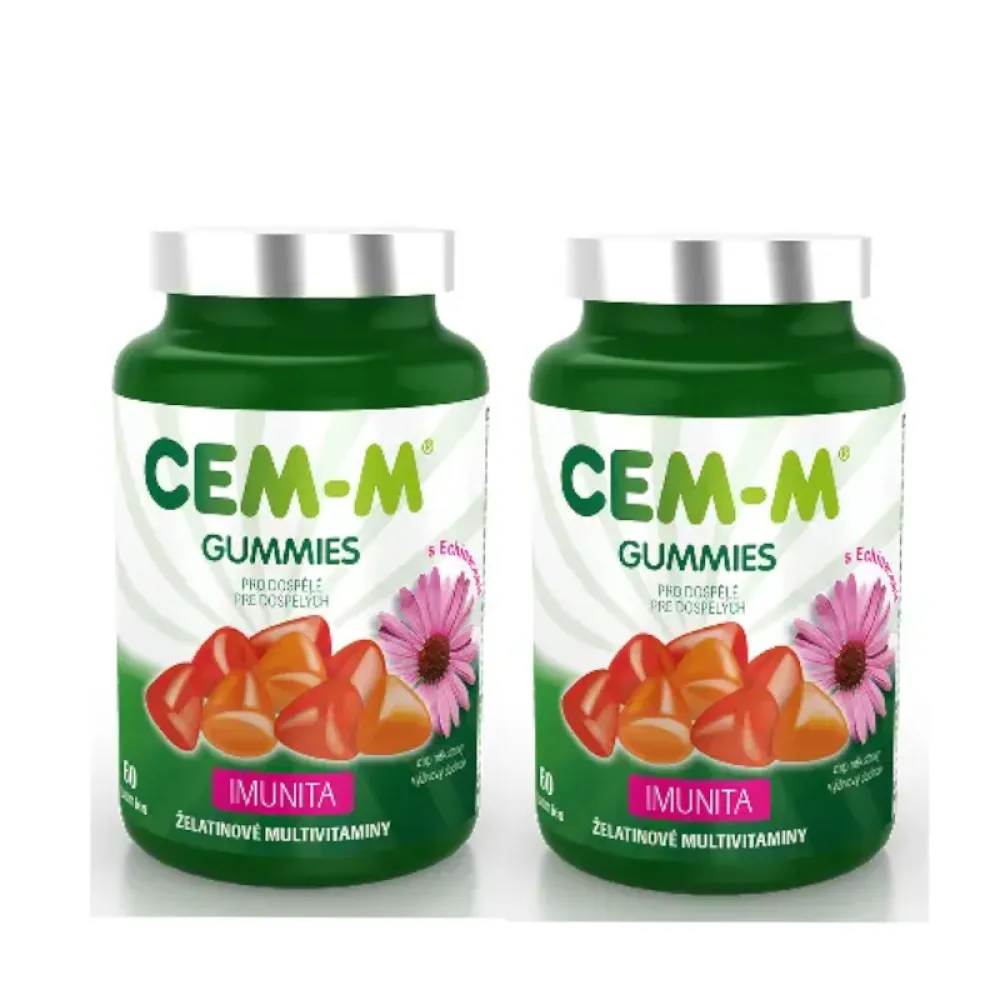 CEM-M gummies Imunita Dárkové balení tbl.60+60